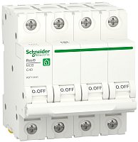 Выключатель автоматический Schneider Electric Resi9 4п 40A C 6кА 